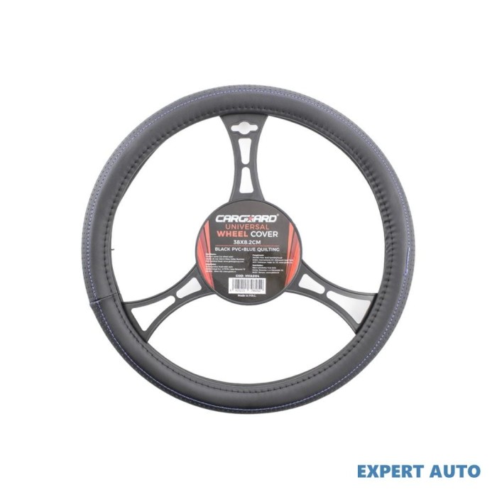 Husa volan auto - negru / albastru pro - carguard Alta marca Alt model