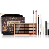 Makeup Revolution The Everything Brow Kit - Set pentru sprancene, 8 piese