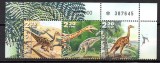 ISRAEL 2000, Faună, Animale preistorice, Dinozauri, serie neuzată, MNH