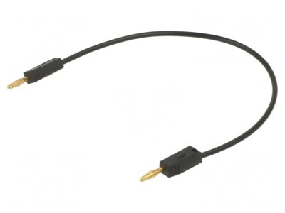 Cablu de măsurare 60VDC 30VAC 10A 150mm negru foto