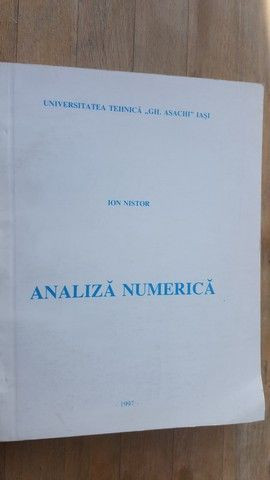 Analiza numerica- Ion Nistor