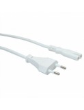 Cablu de alimentare alb 1m 220V