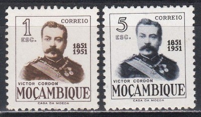 Mozambic 1951 - Centenarul nașterii lui Victor Cordon (colonist), MNH foto