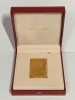BRICHETA S.T. DUPONT - Gatsby - Placata cu aur - Anii 90 - Vintage - De colectie - FULL BOX + Husa Piele !