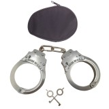 Cumpara ieftin Catuse Otel Inoxidabil IdeallStore&reg; Tight Lock 26.5cm + Husa Argintii Autoaparare, Lant Durabil, Include 2 Chei