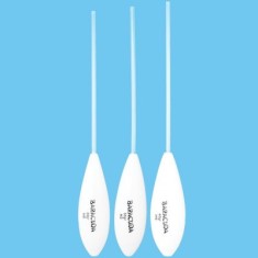 Plute sbirulino Baracuda HS, 30/35/40 g, alb opac, half-sinking 35g