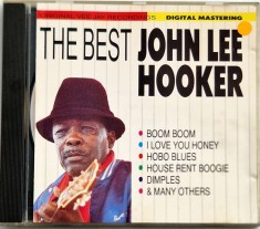 John Lee Hooker &lrm;&ndash; The Best... John Lee Hooker NM / NM cd muzica blues Sound Olanda 1990