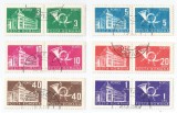 Romania, LP IV.28, Porto duble, Palatul PTT, POSTA ROMANA, filigran RPR, oblit.