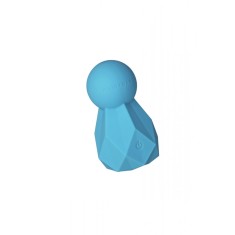 Vibrator Mini Wand BlissKey FairyGasm, 10 Moduri Vibratii, Silicon, USB, Albastru, 7.5 cm