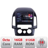 Navigatie Hyundai I30 2009-2012 clima manuala Edotec Kit-I30AC 8 core QLED 2K 16+512 360 Android Waze USB Navigatie Internet Youtube Radio CarStore Te