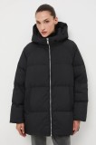 Medicine geaca de puf culoarea negru, de iarna, oversize