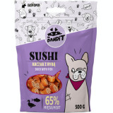 Recompense pentru caini Mr. Bandit SUSHI, rata si peste, 500g AnimaPet MegaFood