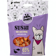 Recompense pentru caini Mr. Bandit SUSHI, rata si peste, 80g AnimaPet MegaFood