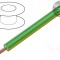 Cablu litat ELECTRO-PJP 0,75mm2 PVC galben-verde 1000V 100m Clasa 6