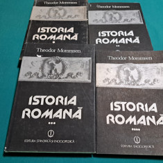 ISTORIA ROMÂNĂ / THEODOR MOMMSEN / 4 VOL / 1991 *