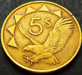 Moneda exotica 5 DOLARI - NAMIBIA, anul 1993 *cod 1683 A