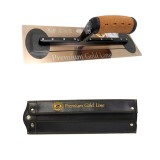 Cumpara ieftin Gletiera inox Olejnik, intarita, Premium Silver, Medium Flex, 35.6x12cm x 0.4mm, maner pluta, husa