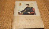 GH. ASACHI - Studii de Arta - H. Blazian - Editura de Stat pentru Literatura si Arta, 1956, 85 p.; tiraj 3100 ex.