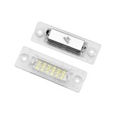 Set 2 lampi numar led canbus 6000k VW Touran Passat Golf Jetta Skoda