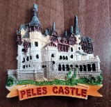 D1 - Magnet frigider - tematica turism - Castelul Peles - Romania 62