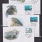 Australian Antarctic 2001 - Fauna WWF, serie 4 plicuri prima zi FDC