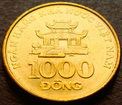 Moneda exotica 1000 DONG - VIETNAM, anul 2003 * cod 1285 = UNC- luciu batere foto