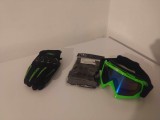 Cumpara ieftin Set accesorii off road:cagula,ochelari,manusi, 2XL, L, M, S, XL