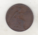 Bnk mnd Marea Britanie Anglia 1 penny 1905, Europa