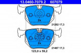 Set placute frana,frana disc BMW X5 (E53) (2000 - 2006) ATE 13.0460-7079.2