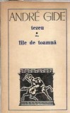 Tezeu. File de toamna - Andre Gide, Editura Univers, Editie Veche 1971, Literatura Clasica, Roman Strain