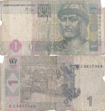 2005, 1 hryvnia ( P-116b ) - Ucraina