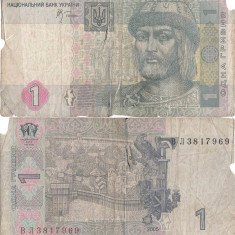 2005, 1 hryvnia ( P-116b ) - Ucraina