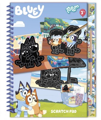 Set creativ de razuit si colorat, Bluey, Totum foto