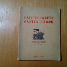 CANTEC DESPRE OASTEA LUI IGOR - Mihai Beniuc (traducere) - 1953, 63 p.