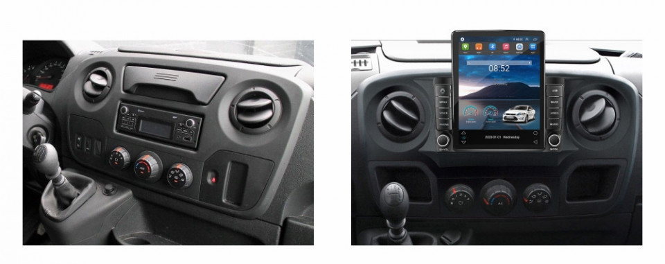 Navigatie dedicata cu Android Renault Master III 2010 - 2021, 1GB RAM,  Radio | Okazii.ro