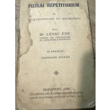 0001R. Fizikai Repetitorium Budapest 1928