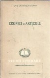 Cronici si articole - Ovid S. Crohmălniceanu
