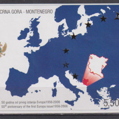 MUNTENEGRU 2006" EUROPA " MI. BL. 2 B MNH