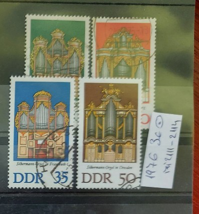 TS21 - Timbre serie DDR - 1976 Mi2111-2114