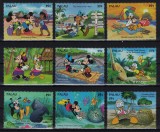 Palau 1994, Disney, Mickey Mouse si Prietenii, Serie Completa, Timbre MNH, Colectie