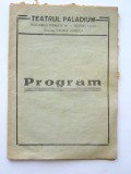 QW13 - Program teatru - Teatrul Paladium - anii 1940