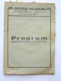 M3 C18 - Program teatru - Teatrul Paladium - anii 1940