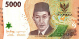 INDONEZIA █ bancnota █ 5000 Rupiah █ 2022 / 2023 █ P-164 █ UNC █ necirculata