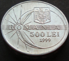 Moneda 500 Lei - ROMANIA, anul 1999 *cod 3460 A = ECLIPSA foto