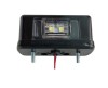 4 LED Lumpa numar de inmatriculare pentru Camioane Remorca Negru 12v