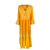 Rochie dama casual RL24, portocaliu , marimea L