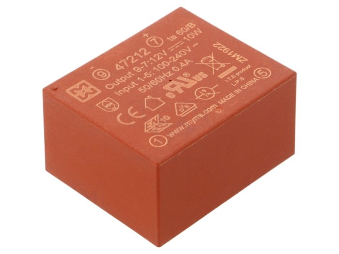 Convertor AC/DC 10W 12VDC