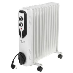 Radiator cu ulei Adler, 11 elementi, 2500 W, 3 setari de putere, selectarea automata a consumului de energie
