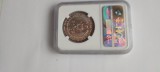 VAND MONEDA GERMANA 3 MARK BRESLAU UNIVERSITY - PRUSIA 1911 - ARGINT GRADATA MS 62 NGC
