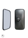 Cumpara ieftin Oglinda universala exterioara laterala 384 mm x 190 mm pentru camion, autobuz, utilaje de constructii si agricole, excavatoare, rulote si altele.